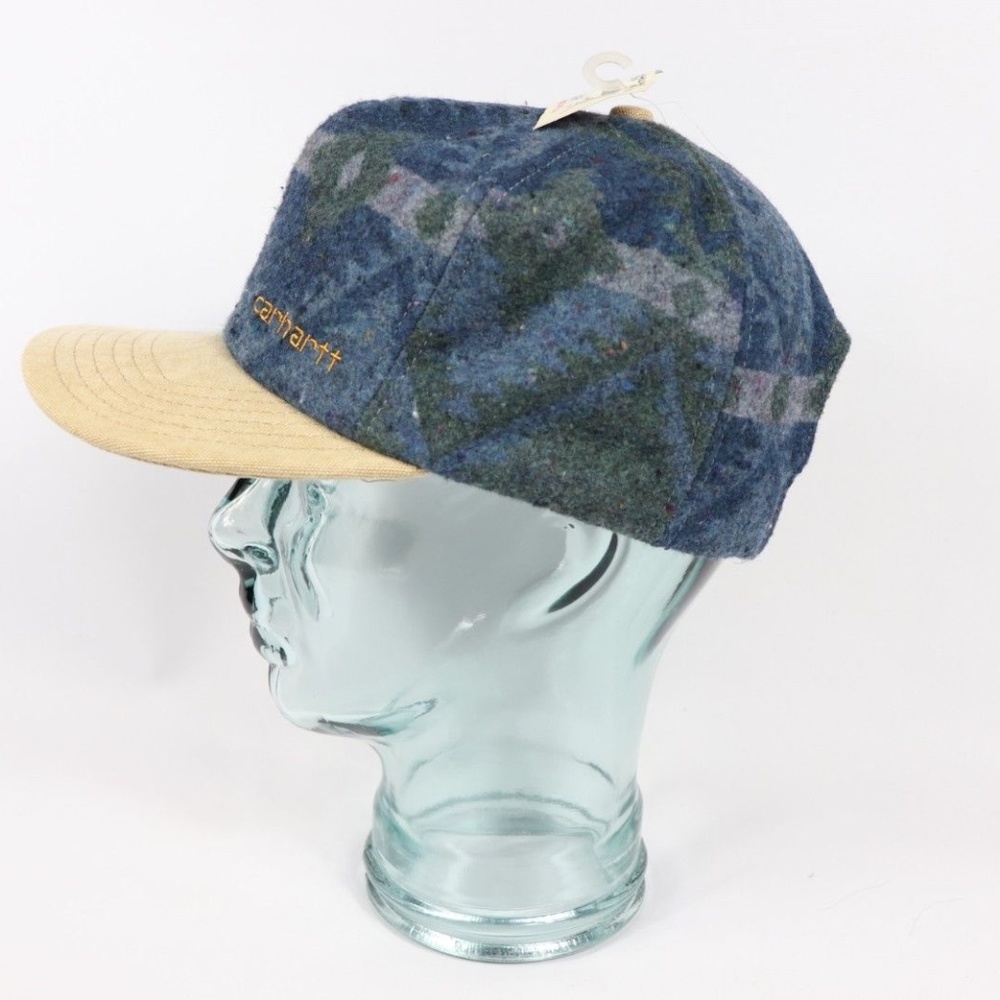 Vintage New Carhartt Navajo Print Spell Out Hat - Picture 2 of 8